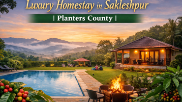 Luxury homestay in Sakleshpur with swimming pool, plantation view and cottage at Planters County
