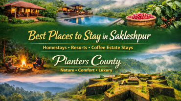 Best places to stay in Sakleshpur featuring homestays, luxury resorts, coffee estate stays, and scenic nature views at Planters County homestay